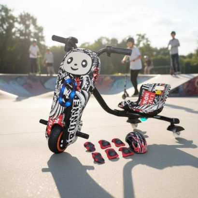 صورة سكوتر درفت كهربائي MS128 للأطفال ثلاث عجلات